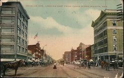 Douglas Ave., Looking East from Innes Store Postcard
