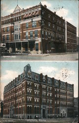 Hamilton Hotel and Carey House Postcard