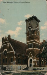 First Methodist Church Postcard