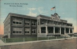 Wichita Live Stock Exchange Postcard