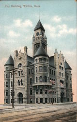 View of City Building Wichita, KS Postcard Postcard Postcard