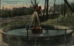 Ross Fountain, Riverside Park Postcard