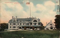 Kansas State Masonic Home Postcard