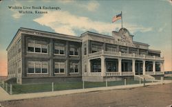 Wichita Live Stock Exchange Postcard