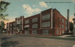 New High School Postcard