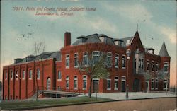 Hotel and Opera House Soldiers' Home Postcard