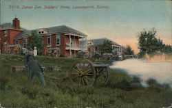 Sunset Gun, Old Soldiers' Home Postcard