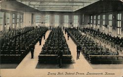 Dining Hall, Federal Prison Postcard