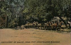 Artillery en route Postcard