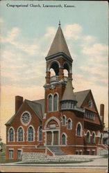 Congregational Church Leavenworth, KS Postcard Postcard Postcard