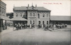 Union Depot Nevada, MO Postcard Postcard Postcard