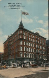 Revere House, Corner North Clark and Michigan Streets Postcard