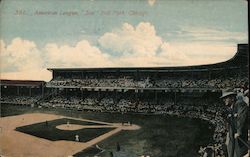 American League "Sox" Ball Park White Sox Postcard