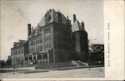 Santa Fe Hospital Topeka, KS Postcard Postcard Postcard