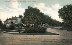 Ptwin Place on Woodlawn Avenue Postcard