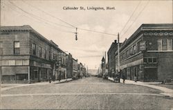 Callender Street Livingston, MT Postcard Postcard Postcard