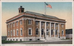 Post Office Building Livingston, MT Postcard Postcard Postcard