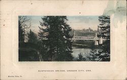 Suspension Bridge Postcard