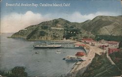 Beautiful Avalon Bay Santa Catalina Island, CA Postcard Postcard Postcard