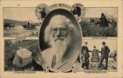 Ezra Meeker, Oregon Trail Monument Expedition Postcard