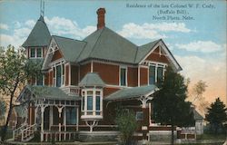 Residence of the late Colonel W. F. Cody (Buffalo Bill) North Platte, NE Postcard Postcard Postcard