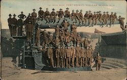 12 Inch Gun, Fort Wright Postcard