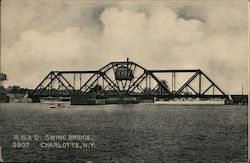 R. & O. Swing Bridge Postcard