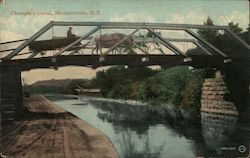 Champlain Canal Mechanicville, NY Postcard Postcard Postcard