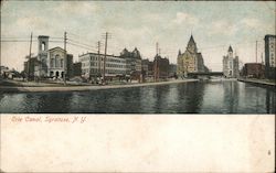 Erie Canal Syracuse, NY Postcard Postcard Postcard