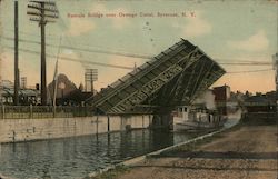 Bascule Bridge over Oswego Canal Syracuse, NY Postcard Postcard Postcard