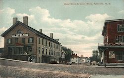 Canal Street & Wiles Block Postcard