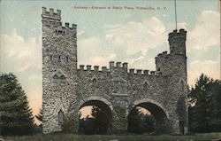 Archway - Entrance to Starin Place Fultonville, NY Postcard Postcard Postcard