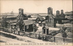 Pump Houses, Salt Industrie Syracuse, NY Postcard Postcard Postcard