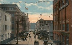Western Avenue and the Wholesale Produce District Postcard