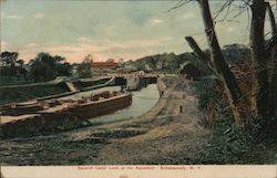 Second Canal Lock at the Aqueduct Postcard