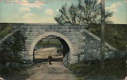 Scene at Aqueduct Postcard