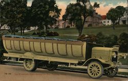 San Francisco Sightseeing Tour Bus Postcard