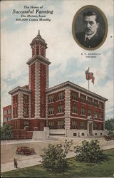 Home of Successful Farming Postcard