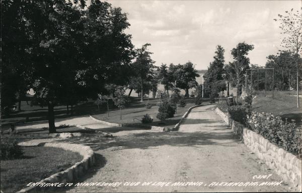 Entrance to Minnesouri Club on Lake Miltona Alexandria Minnesota
