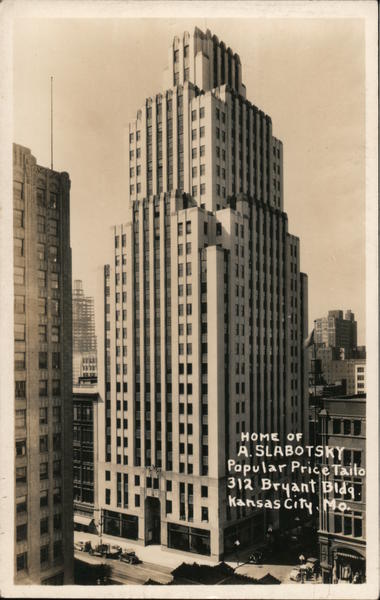 Home of A. Slabotsky, Popular Price Tailor Kansas City Missouri