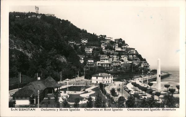 San Sebastian - Ondarreta and Igueldo Mountain Spain