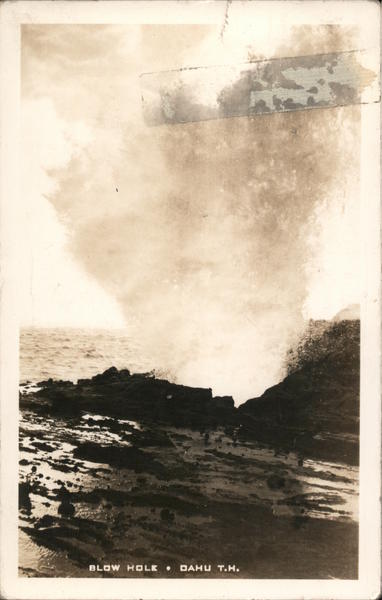 Halona Blow Hole, Oahu Honolulu Hawaii