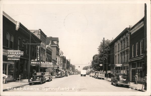 Street Scene Springfield Kentucky