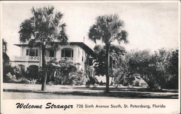 Welcome Stranger Rooms and Apartments St. Petersburg Florida