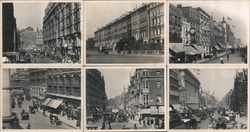 Lot of 6 Photographs: Streets in London, c1910 Original Photograph