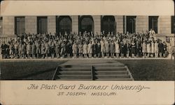 Platt-Gard Business University St. Joseph, MO Postcard Postcard Postcard