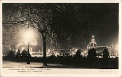 Christmas 1937, Country Club Plaza Postcard
