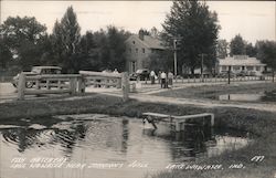 Fish Hatchery on Lake Wawasee near Johnson's Hotel Postcard