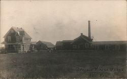 Needham Pickle Works and Residence Highland, MI Postcard Postcard Postcard