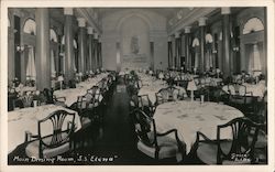 Main Dining Room, S.S. Elena Postcard